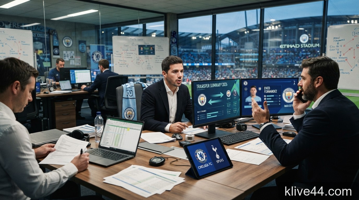 Tổng kết chuyển nhượng hè 2026: Man City phá kỷ lục, Chelsea và Spurs đại tu đội hình